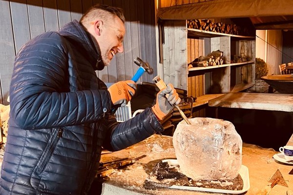 Teamuitje IJssculpturen