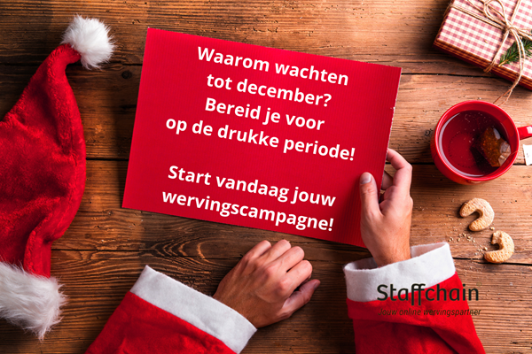 Bereid je voor op de decemberdrukte: begin nu met personeel zoeken!