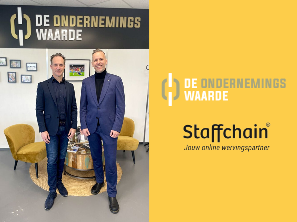 Persbericht: Overname Staffchain door De Ondernemingswaarde